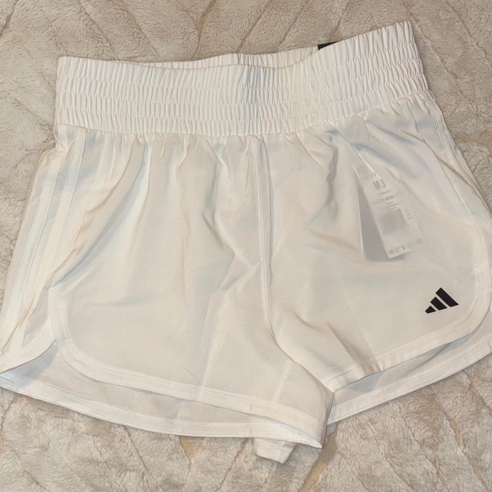 Adidas White Women's Athletic Shorts